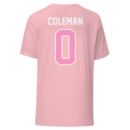 Keon Coleman "Breast Cancer Awareness Jersey" T-Shirt