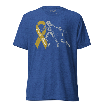 Kenny Moore II "Mighty Mason 2023" T-shirt Blue