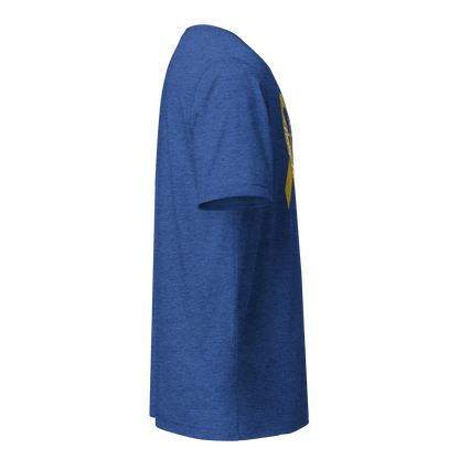 Kenny Moore II "Mighty Mason 2023" T-shirt Blue