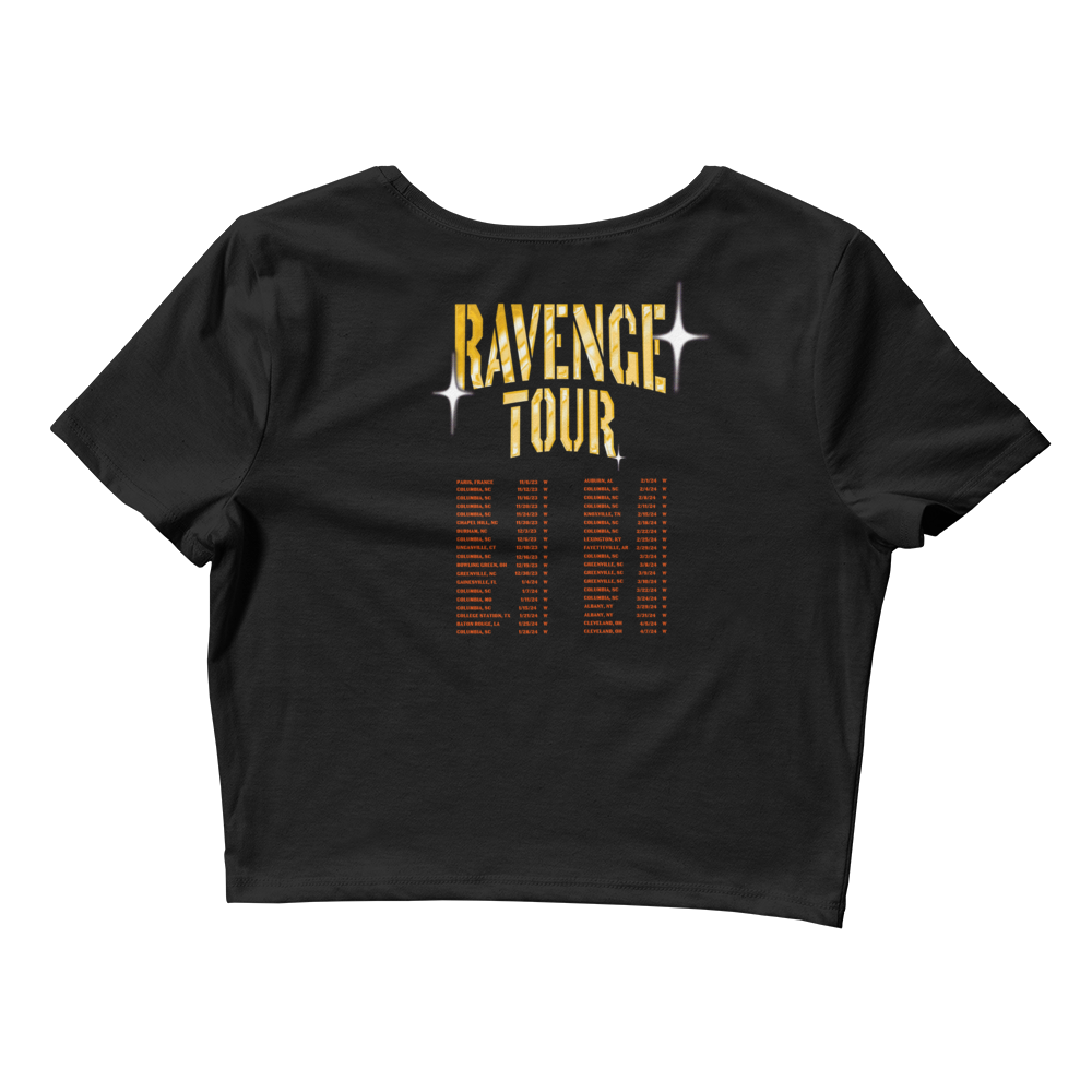 Raven Johnson "Ravenge Tour" Crop Tee