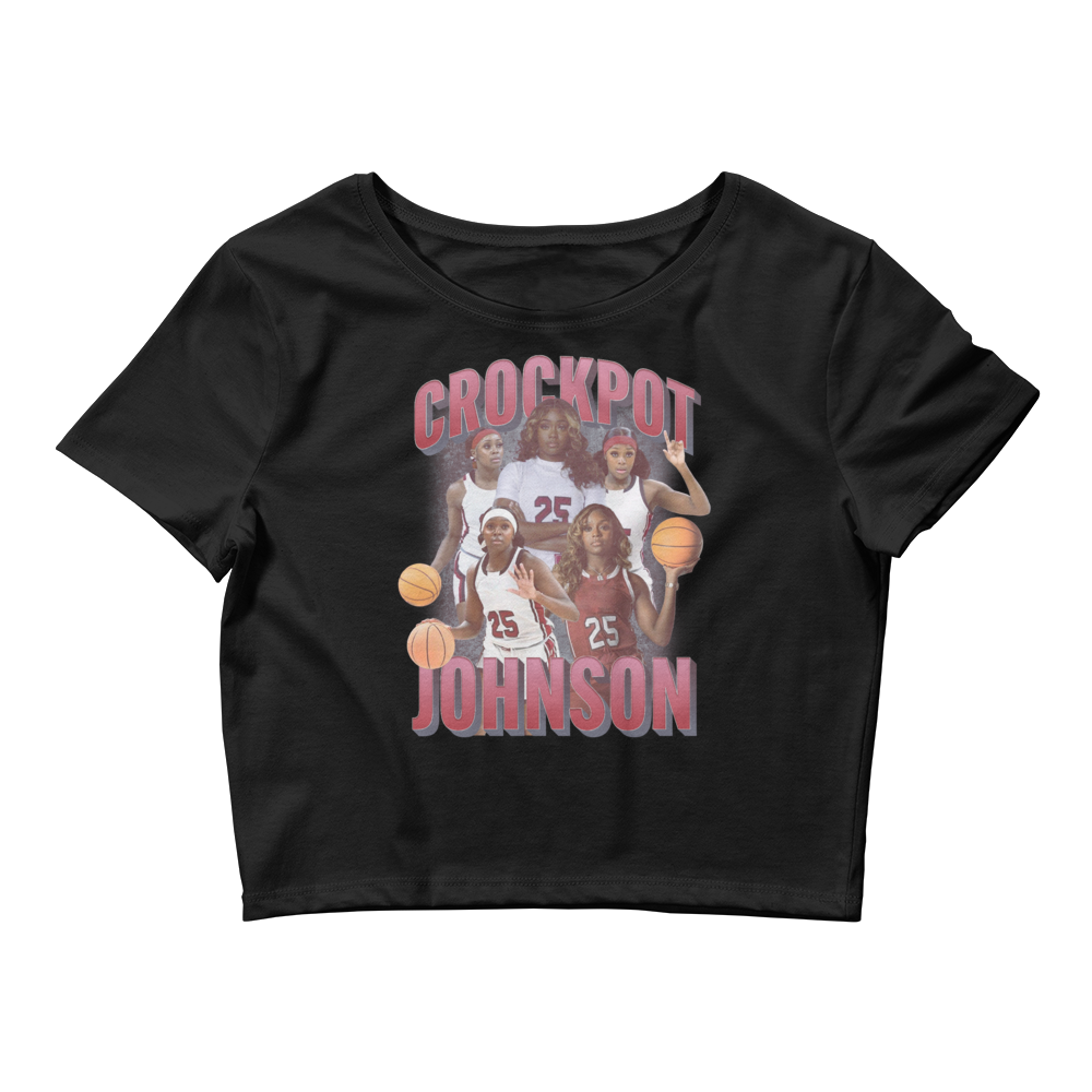 Raven Johnson "Collage V1" Women's Crop Top