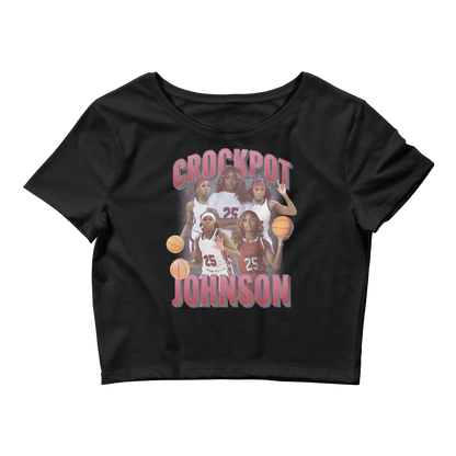 Raven Johnson "Collage V1" Women's Crop Top