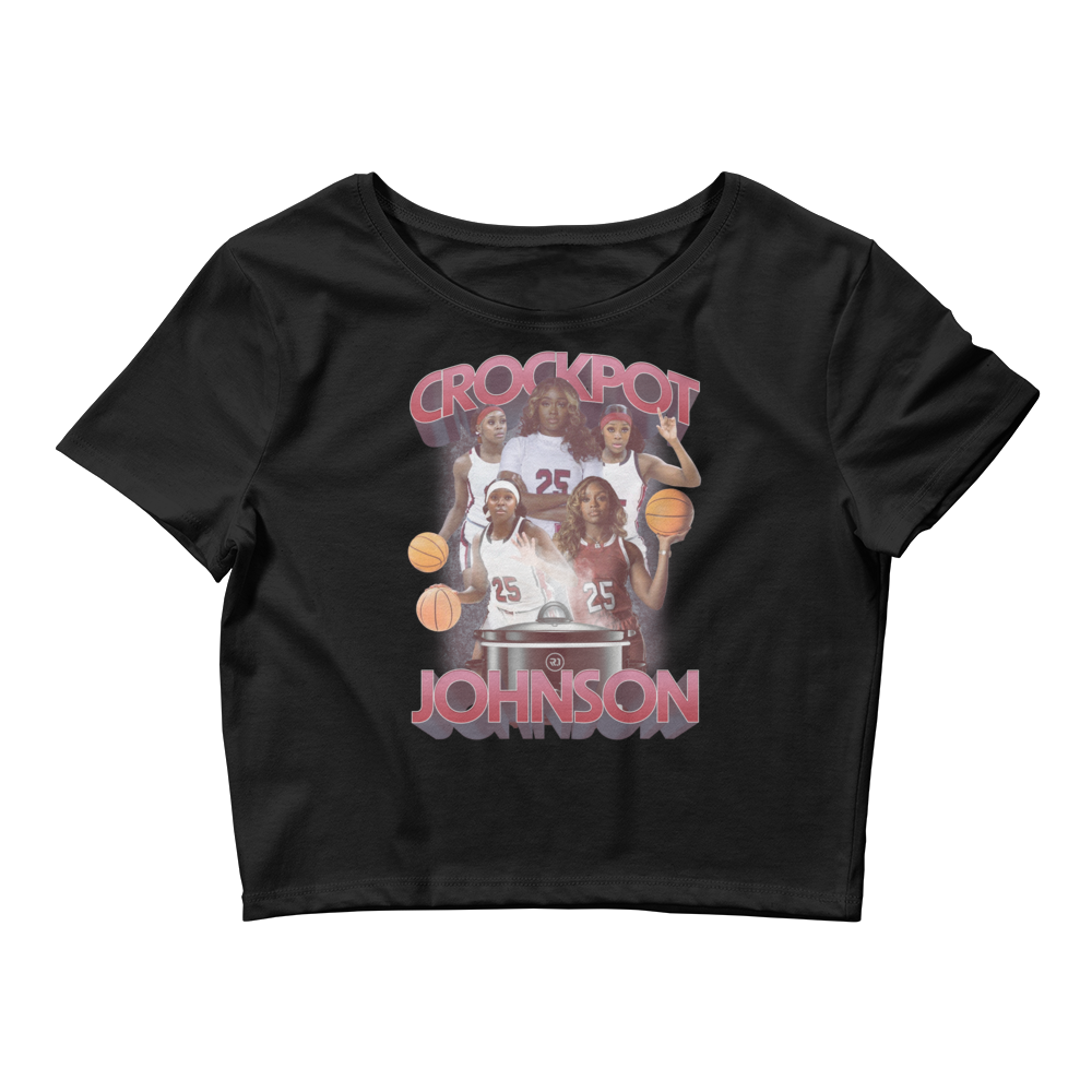 Raven Johnson "Collage V2" Women’s Crop Top