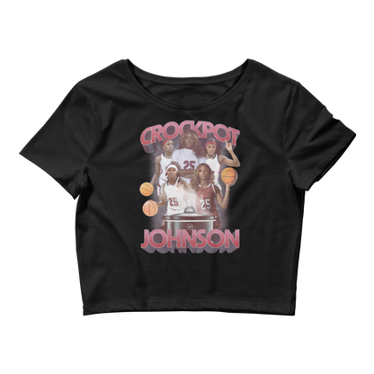 Raven Johnson "Collage V2" Women’s Crop Top