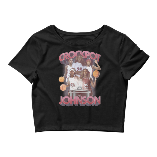 Raven Johnson "Collage V2" Women’s Crop Top