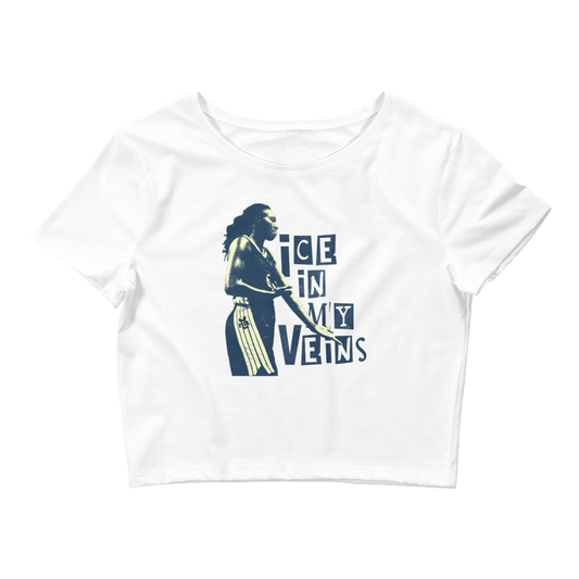 Natasha Howard "Ice In My Viens" Crop Top