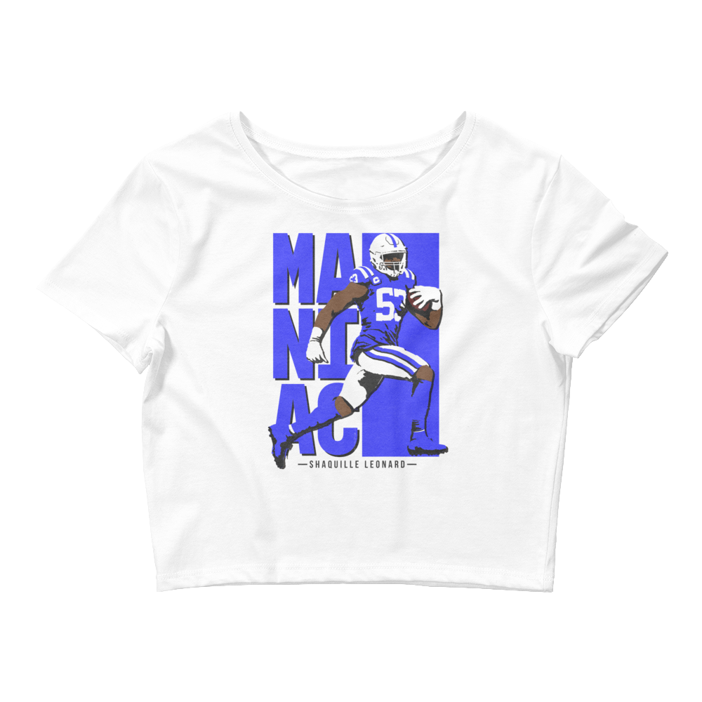 Shaquille Leonard "Vintage Maniac V1" Crop Top