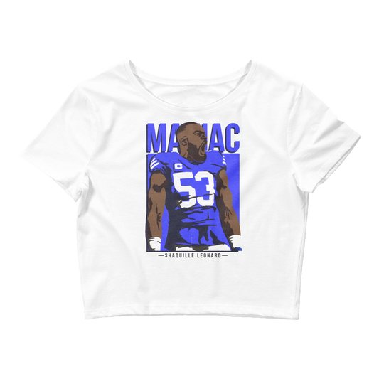 Shaquille Leonard "Vintage Maniac V2" Crop Top