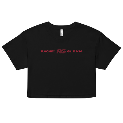 Rachel Glenn "Logo Lockup" Crop Top