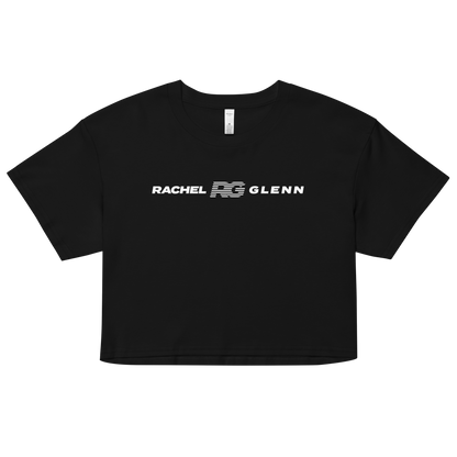 Rachel Glenn "Logo Lockup" Crop Top