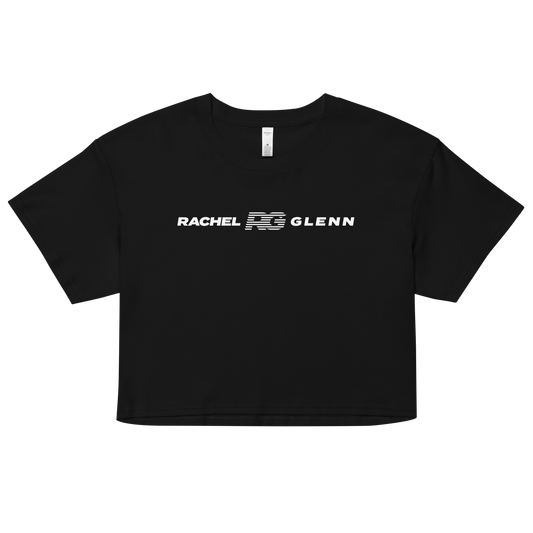 Rachel Glenn "Logo Lockup" Crop Top