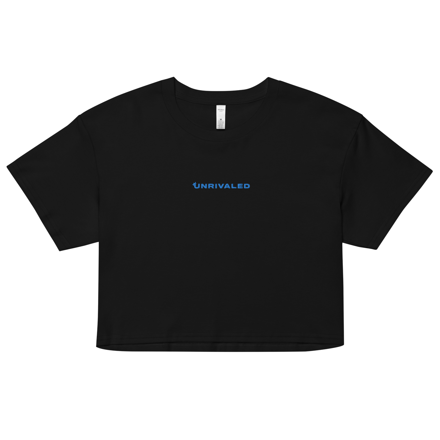 Unrivaled "Logo" Women’s Crop Top Black