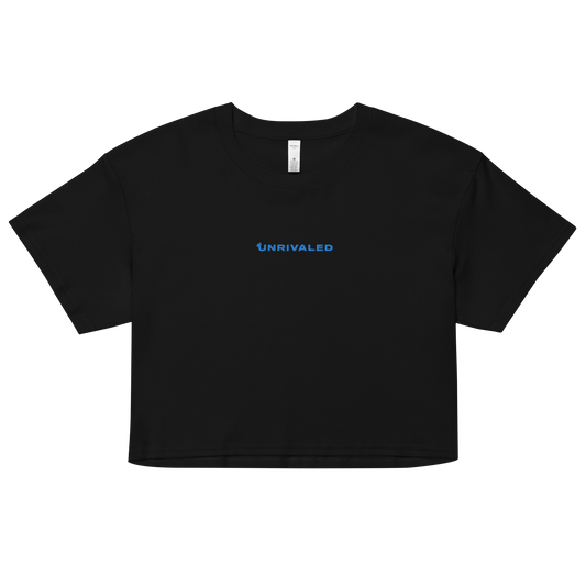 Unrivaled "Logo" Women’s Crop Top Black