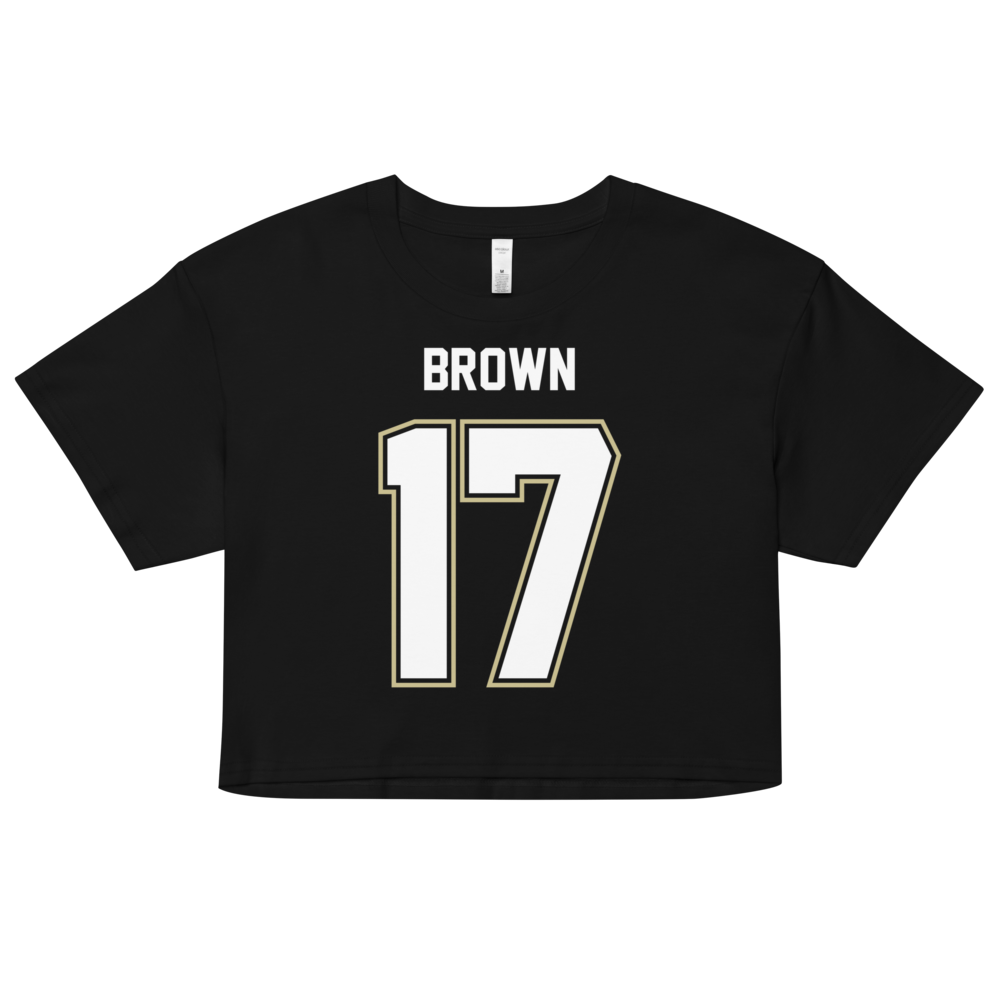 Byrum Brown "Jersey" Crop Top