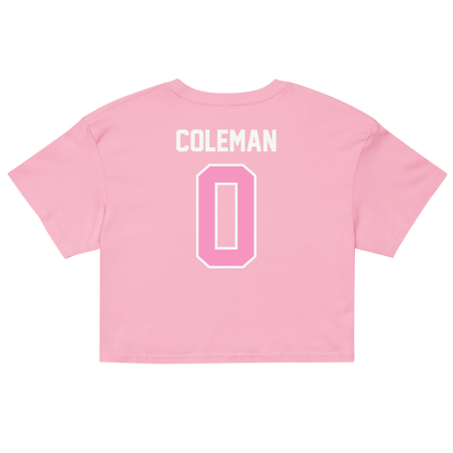 Keon Coleman "Breast Cancer Awareness Jersey" Crop Top