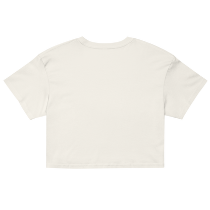 Unrivaled "Logo" Women’s Crop Top White