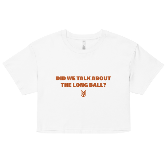 Xavier Worthy "Long Ball" Women’s Crop Tee