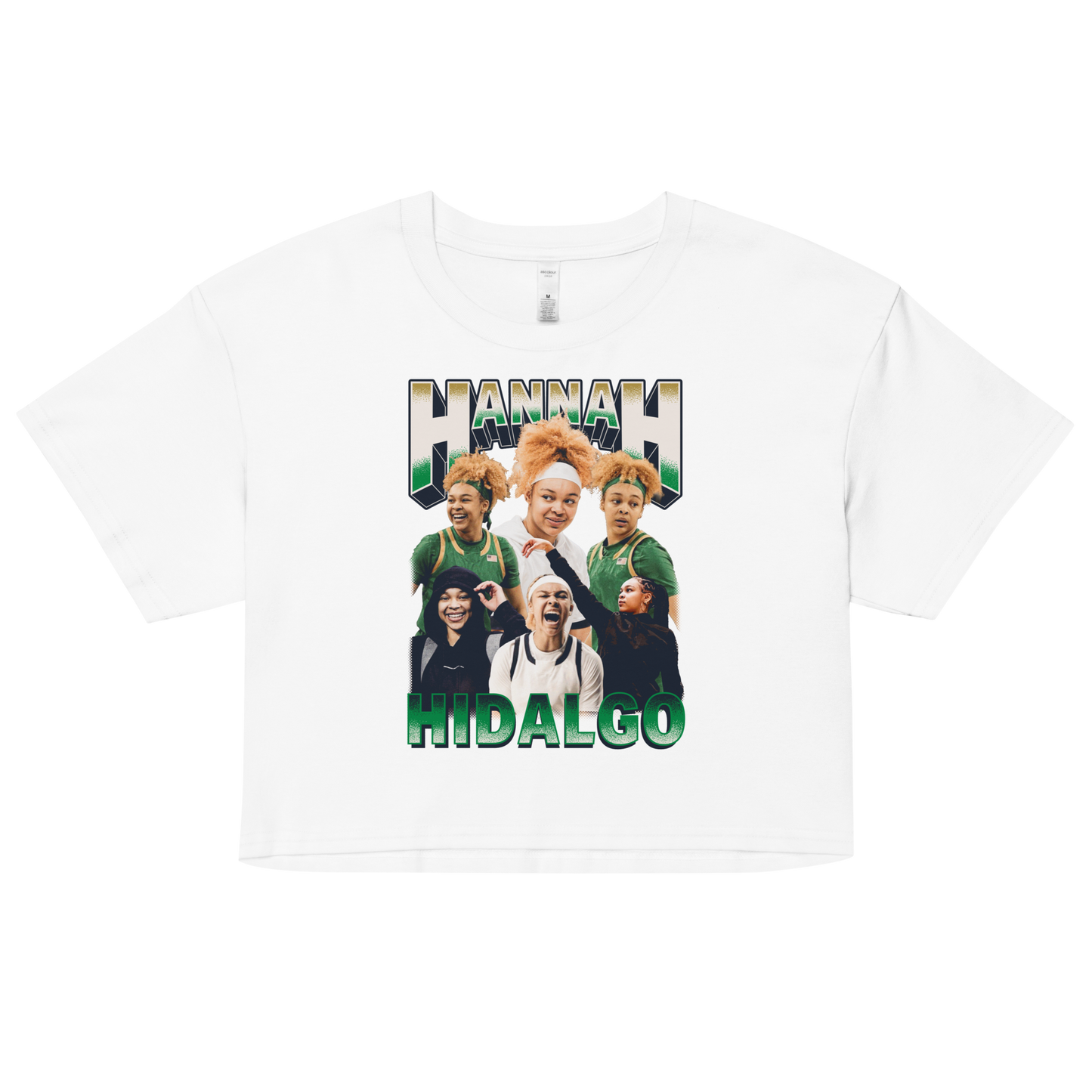 Hannah Hidalgo "Collage" Crop Top