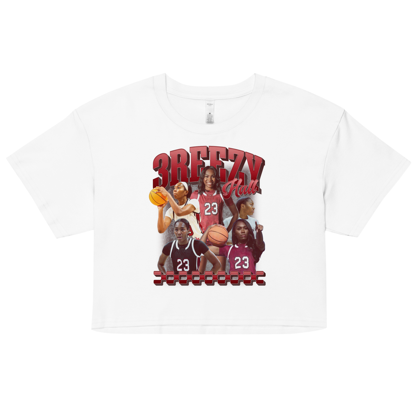 Bree Hall "Collage" Crop Top