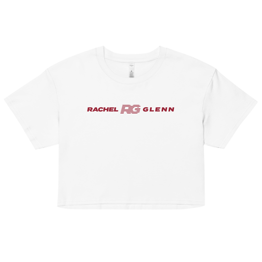 Rachel Glenn "Logo Lockup" Crop Top