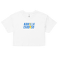 Kamilla Cardoso "Logo Lockup" Crop Tee