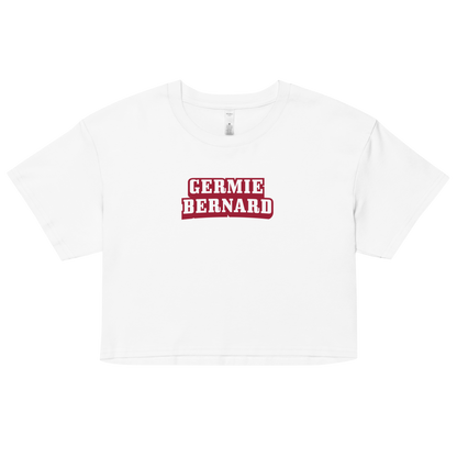 Germie Bernard "Logo" Crop Top