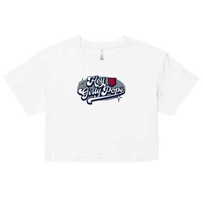 KK Arnold "Hey Girly Pops" Crop Top