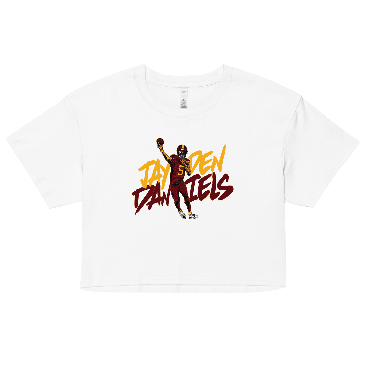 Jayden Daniels "Illustration" Crop Top