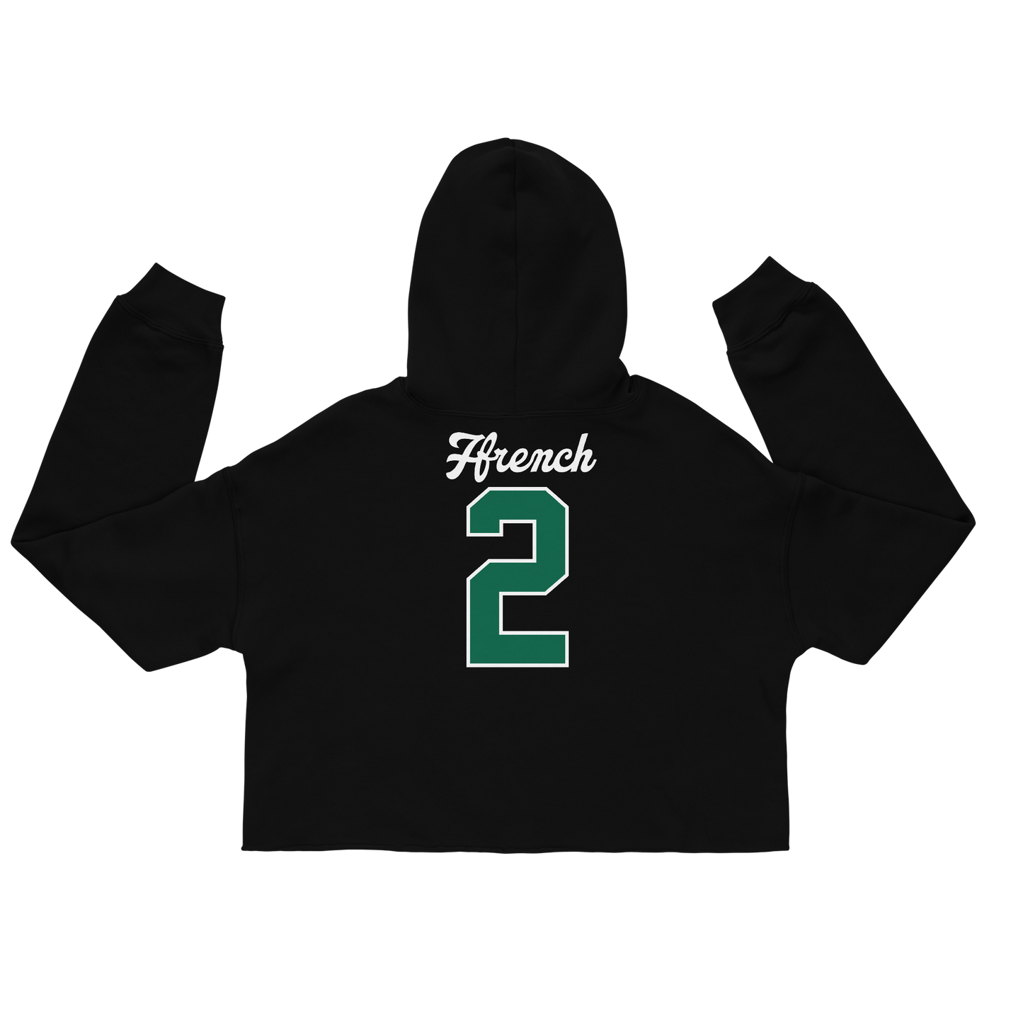 Jaime Ffrench  "Jersey" Cropped Hoodie