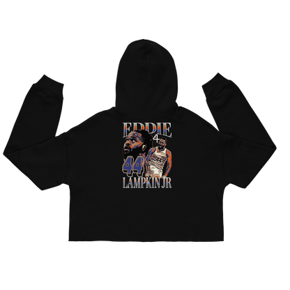 Eddie Lampkin "Collage" Cropped Hoodie