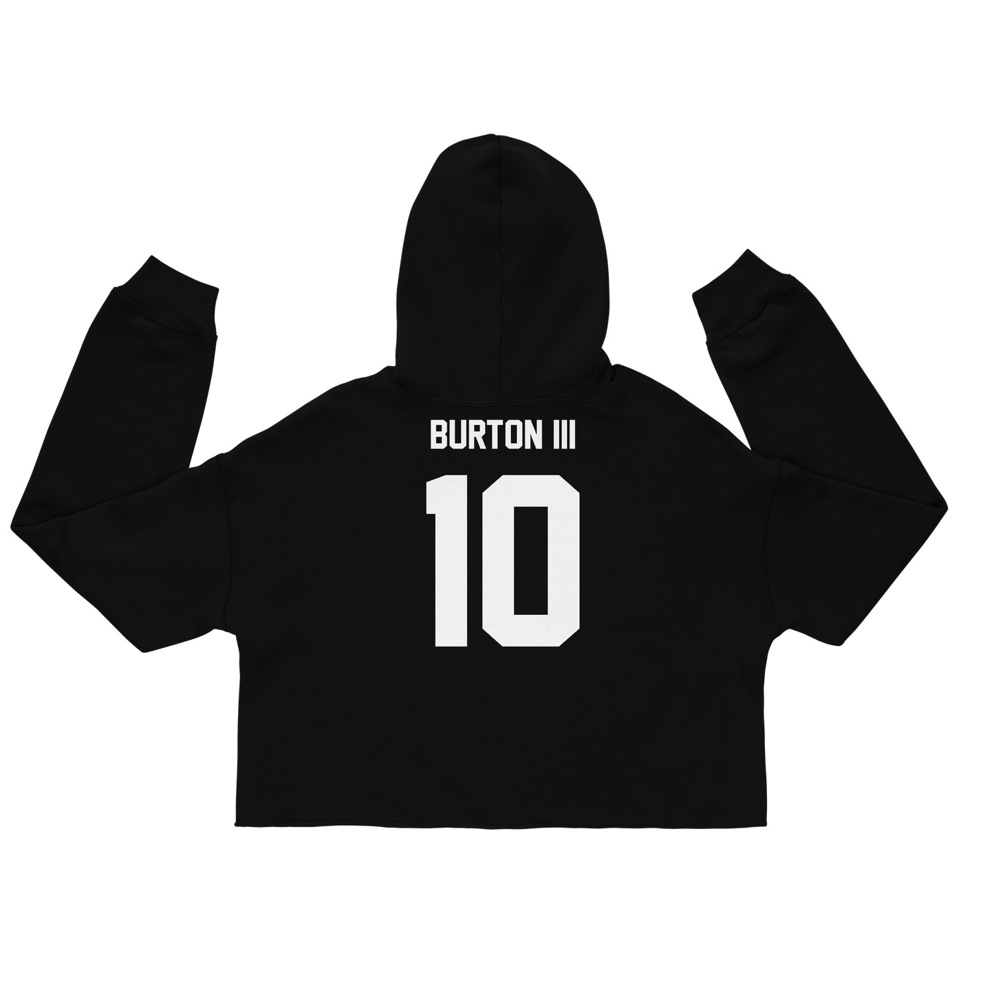 Caleb Burton III "Jersey" Cropped Hoodie