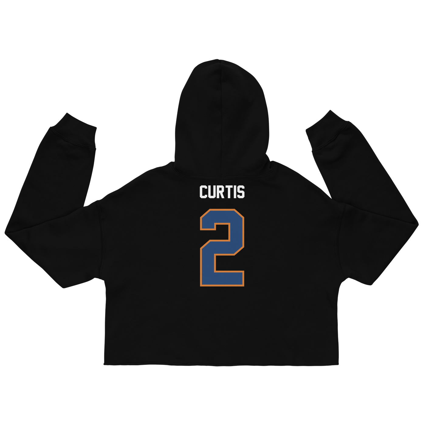 Jared Curtis "Retro" Cropped Hoodie