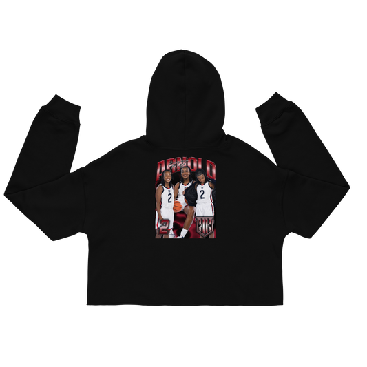 KK Arnold "Collage" Cropped Hoodie