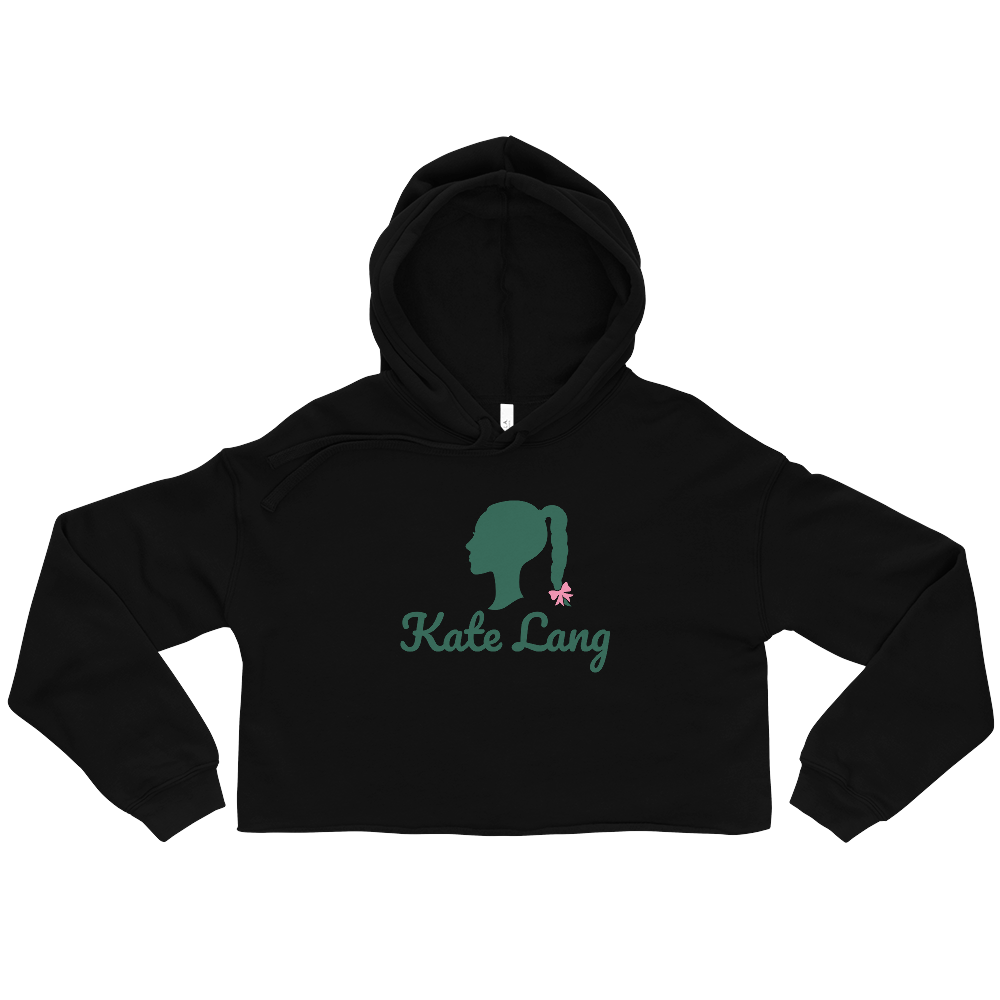 Kate Lang "Logo" Cropped Hoodie
