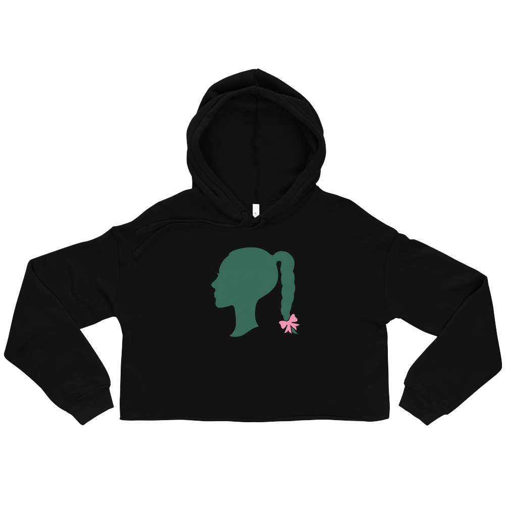 Kate Lang "Silhouette" Cropped Hoodie