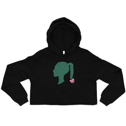 Kate Lang "Silhouette" Cropped Hoodie