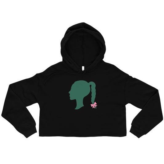 Kate Lang "Silhouette" Cropped Hoodie