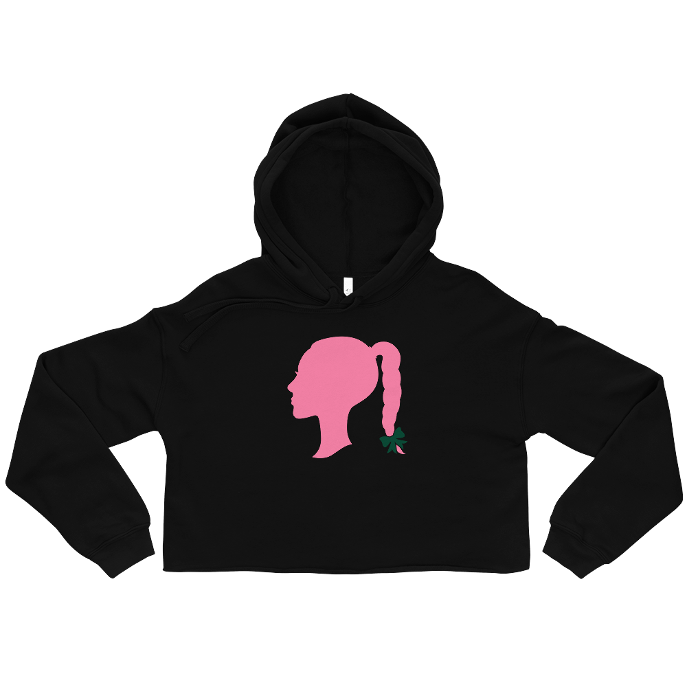 Kate Lang "Silhouette" Cropped Hoodie