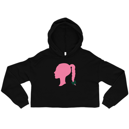 Kate Lang "Silhouette" Cropped Hoodie