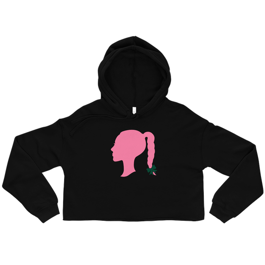 Kate Lang "Silhouette" Cropped Hoodie