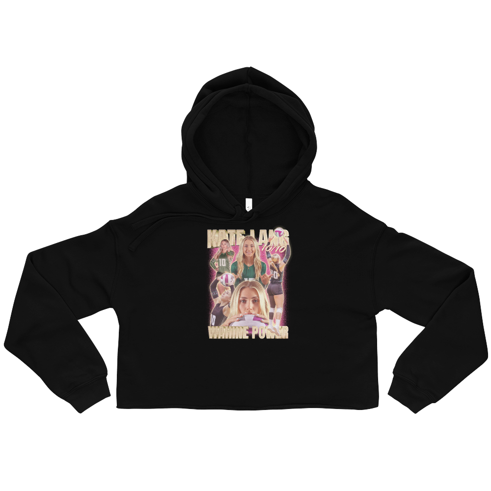 Kate Lang "Collage" Cropped Hoodie
