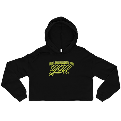 Natasha Howard "Motto" Cropped Hoodie