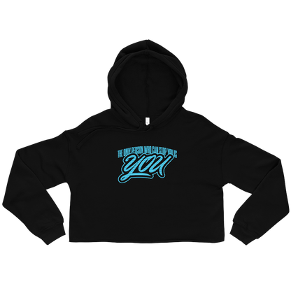 Natasha Howard "Motto" Cropped Hoodie