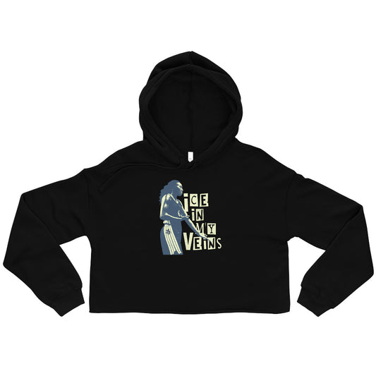Natasha Howard "Ice In My Viens" Cropped Hoodie