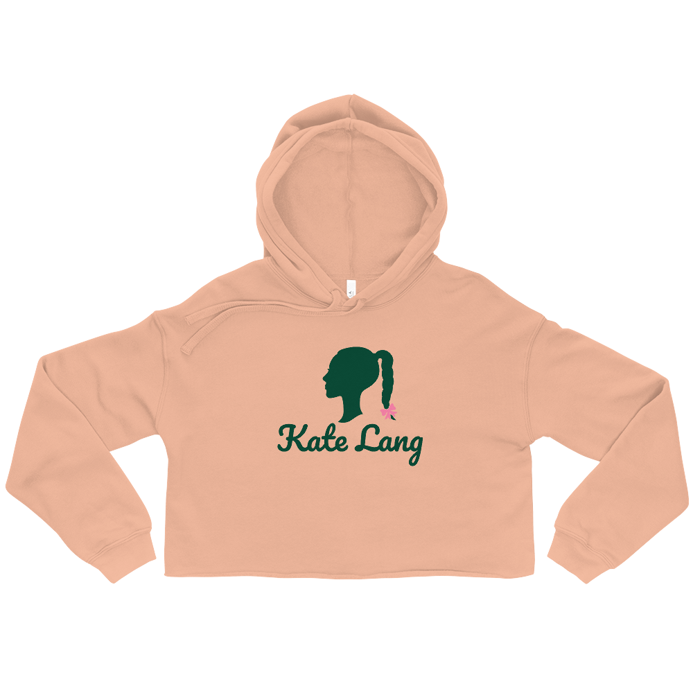 Kate Lang "Logo" Cropped Hoodie