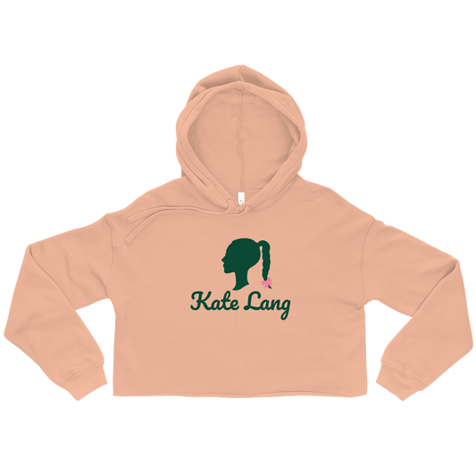 Kate Lang "Logo" Cropped Hoodie