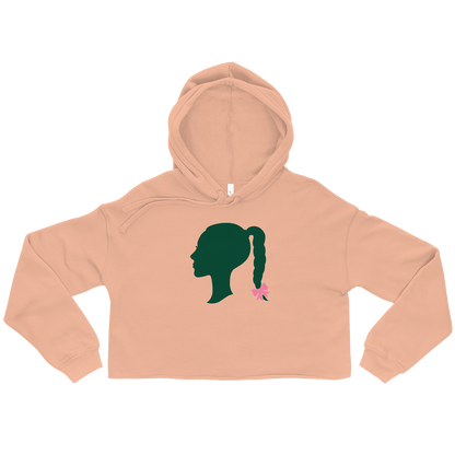 Kate Lang "Silhouette" Cropped Hoodie