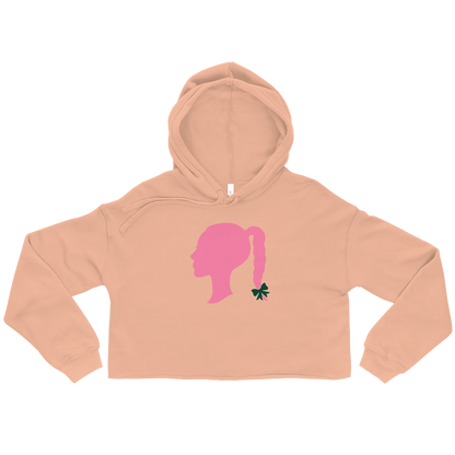 Kate Lang "Silhouette" Cropped Hoodie