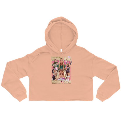 Kate Lang "Collage" Cropped Hoodie