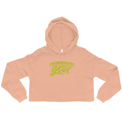 Natasha Howard "Motto" Cropped Hoodie